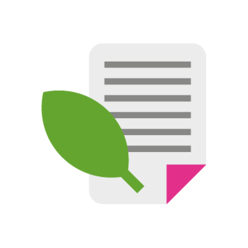 Sustainability Green Documents Graphic